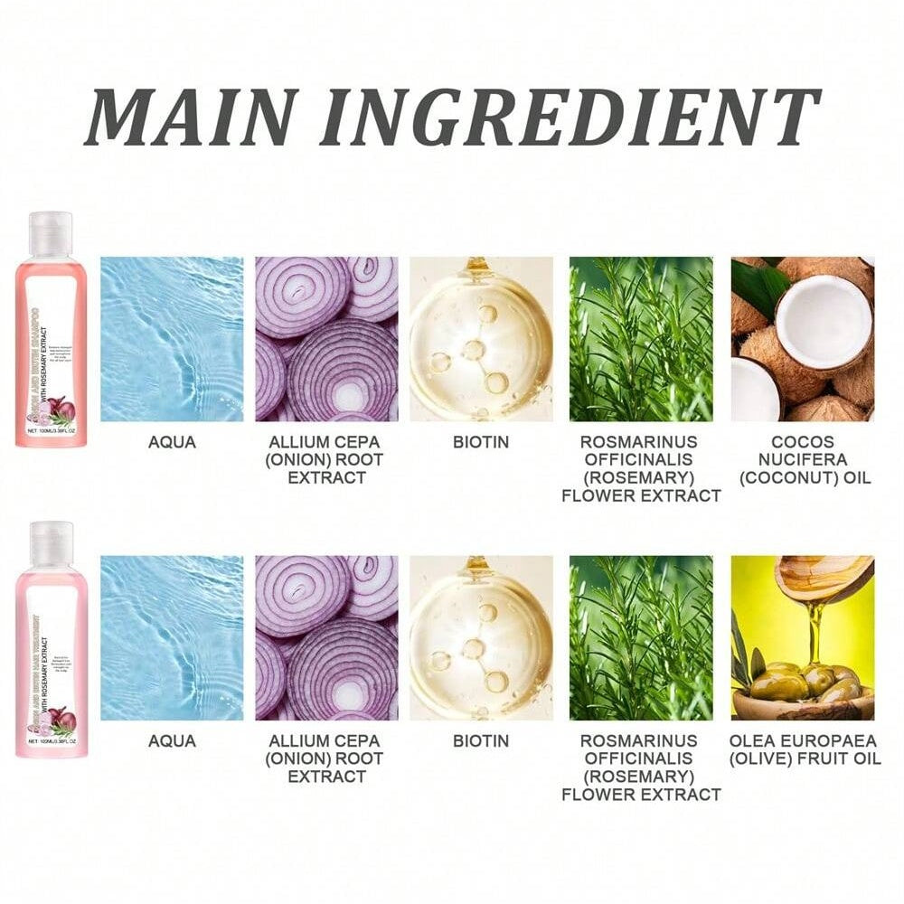 Onion Shampoo & Conditioner With Onion Extract And Vitamin E Cleanses And Reduces Oiliness, Suitable For All Hair Types-Selling On Ebay Is Prohibited