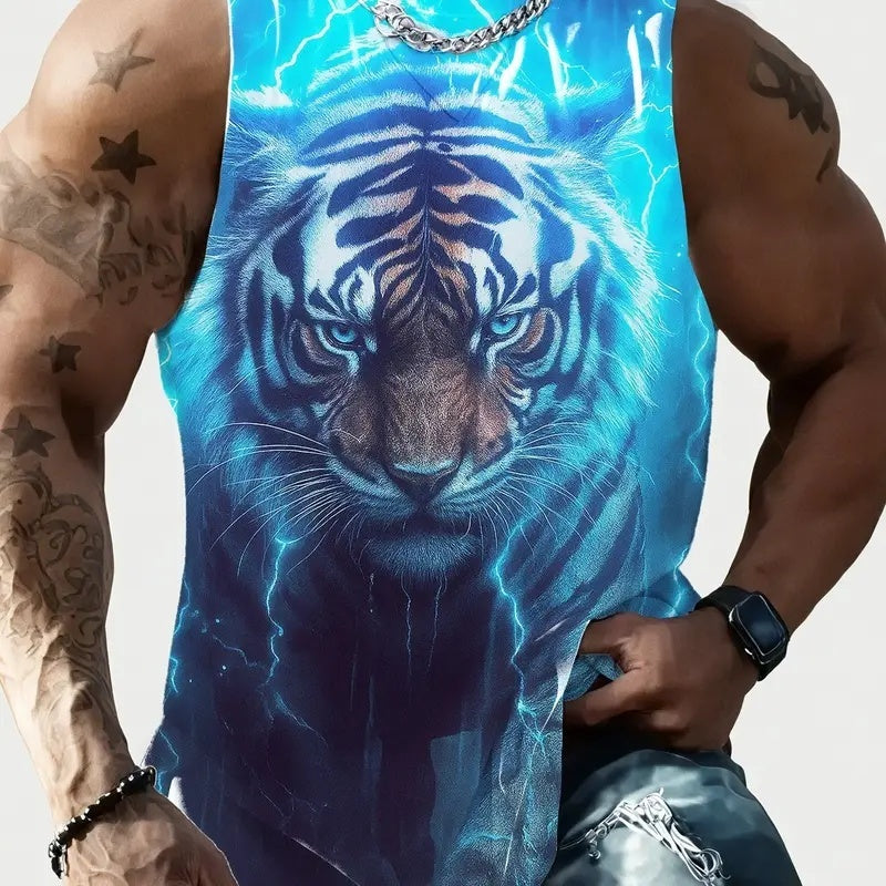 Full Printed Vest Made Of Polyester Material