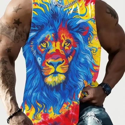 Full Printed Vest Made Of Polyester Material