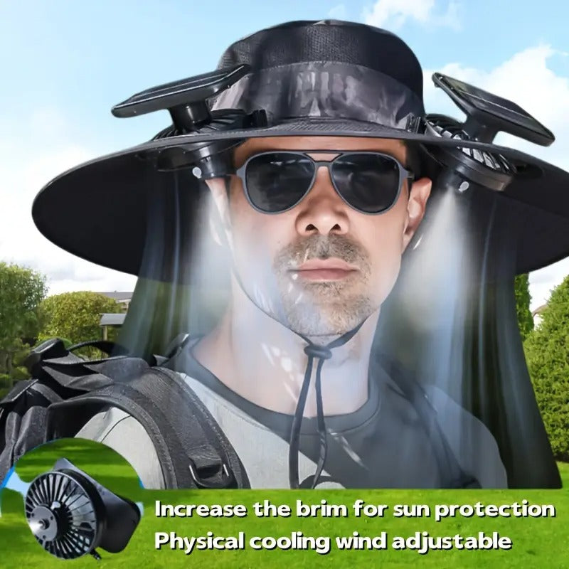 Cool Breeze Solar Hat