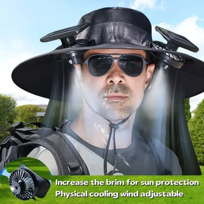 Cool Breeze Solar Hat