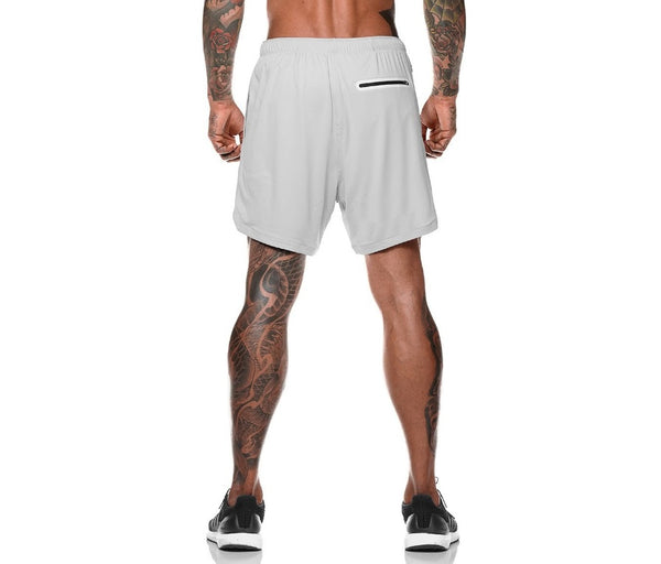 Gym Shorts with Secure Pocket