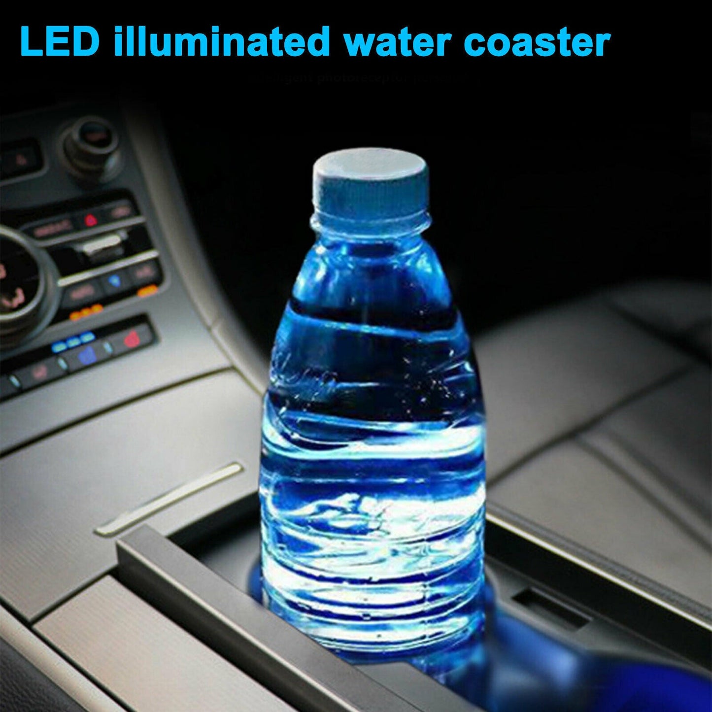 Glow Car Cup Holder Lights