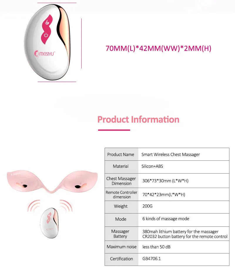 Electric chest massager