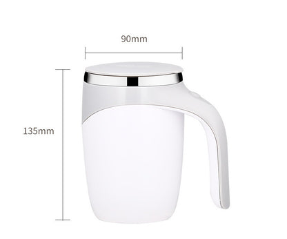 Electric Stirring Cup, Full-automatic Magnetic Rotating Coffee Mug Charging
