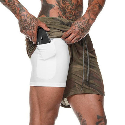 Gym Shorts with Secure Pocket