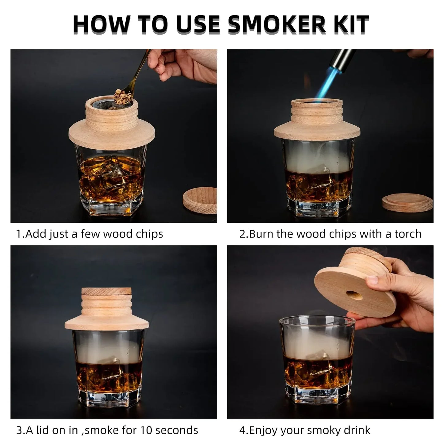 Whiskey Smoker Cocktail Kit