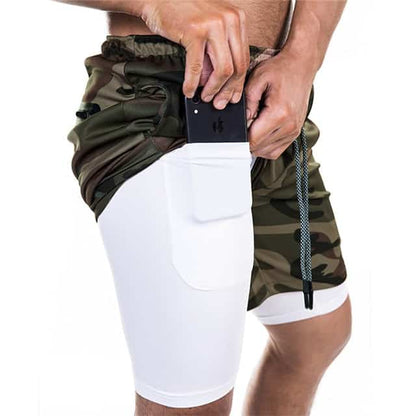 Gym Shorts with Secure Pocket